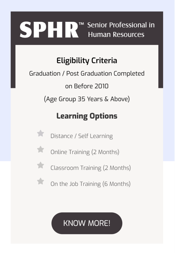 SPHR HR Course